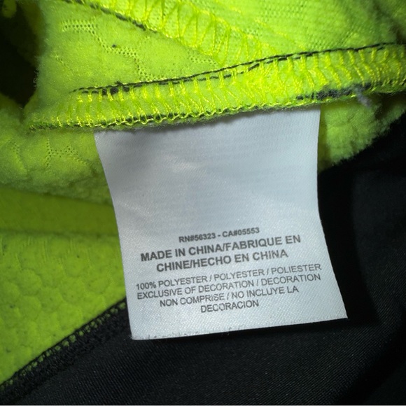 Lot of 2 - Nike Hoodie Top  & Shorts Dri-Fit Youth Size Small Black & Neon - Picture 5 of 12